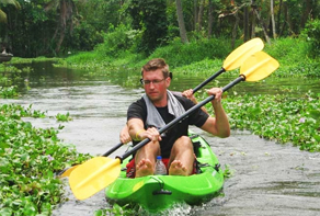 Alleppey kayaking